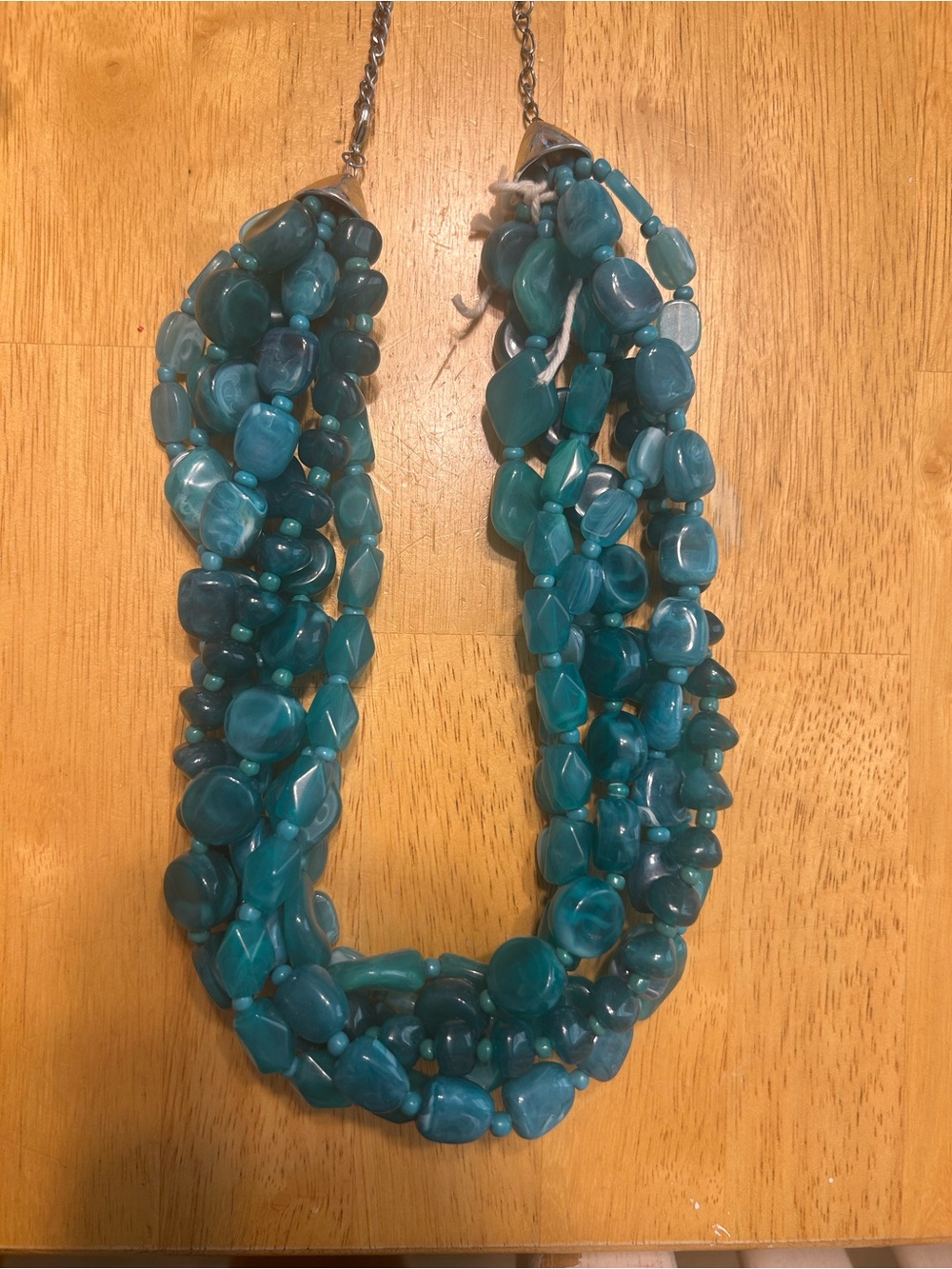 Turquoise Multi-Strand Beaded Necklace